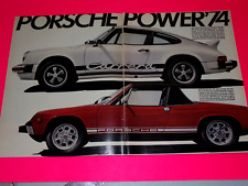 1974 Porsche 911 Carrera & 914 2.0  Porsche Powe' 74