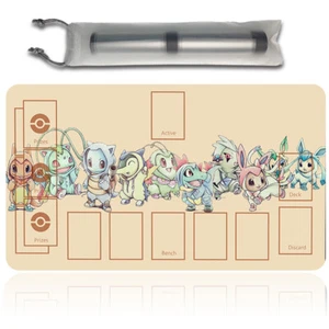 Alfombra de juego Pokémon con zonas + bolsa gratis juego de cartas coleccionables alfombra de juego de Magic The Gathering TCG CCG - Imagen 1 de 6