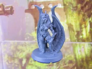 Succubus Demon Mini Miniatures 3D Printed Resin Model Figure 28/32mm Scale RPG - Foto 1 di 5
