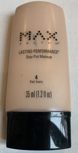 Max Factor Lasting Performance Stay Put Makeup #4 Fair Ivory 35ml 1.2Fl Oz NEW! - Picture 1 of 4