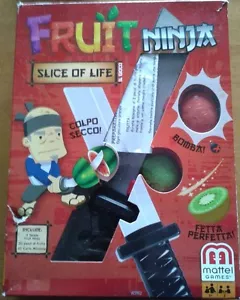 FRUIT NINJA slice of life 2011 MATTEL GAMES giocatori 2 anni 5+ non completo - Foto 1 di 1