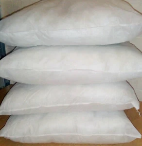 24x24 INCH HOLLOWFIBRE CUSHION PADS / INNERS / FILLERS CHOICE OF 2 OR 4 INSERTS - Picture 1 of 2