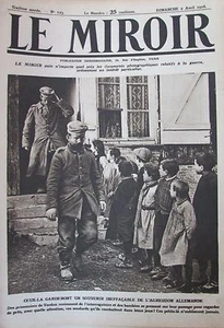 WW1 LE MIROIR 1916 VERDUN PRISONNIERS ALLEMANDS JOFFRE CADAVRES SERBES AVIATION - Picture 1 of 1