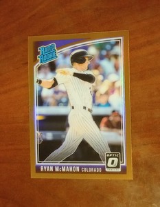 RYAN MCMAHON rc 2018 Donruss Optic # 39 BRONZE PRIZM