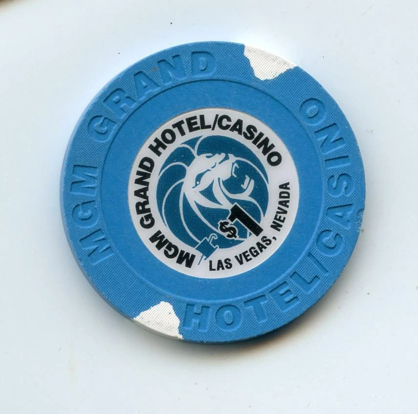 1.00 Chip from the MGM Grand Casino Las Vegas Nevada Small Inlay - Image 1 of 1