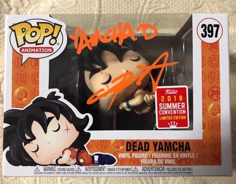Chris Sabat Signed Autographed YAMCHA  Funko Pop Dragon Ball Z JSA WITNESS COA 5 Cover