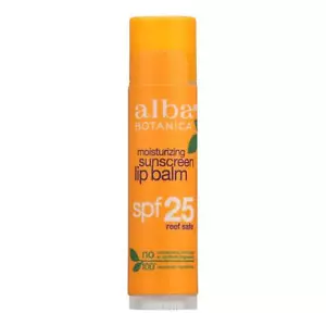 Alba Botanica - Very Emollient Sunblock Lipcare SPF 25 - 0.15 oz - Case of 24 - Picture 1 of 2