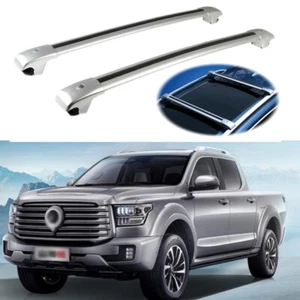 2PCS Crossbar Cross bar Roof Rack Rail Carrier Fit For GWM UTE Cannon 2019-2024 - Picture 1 of 19