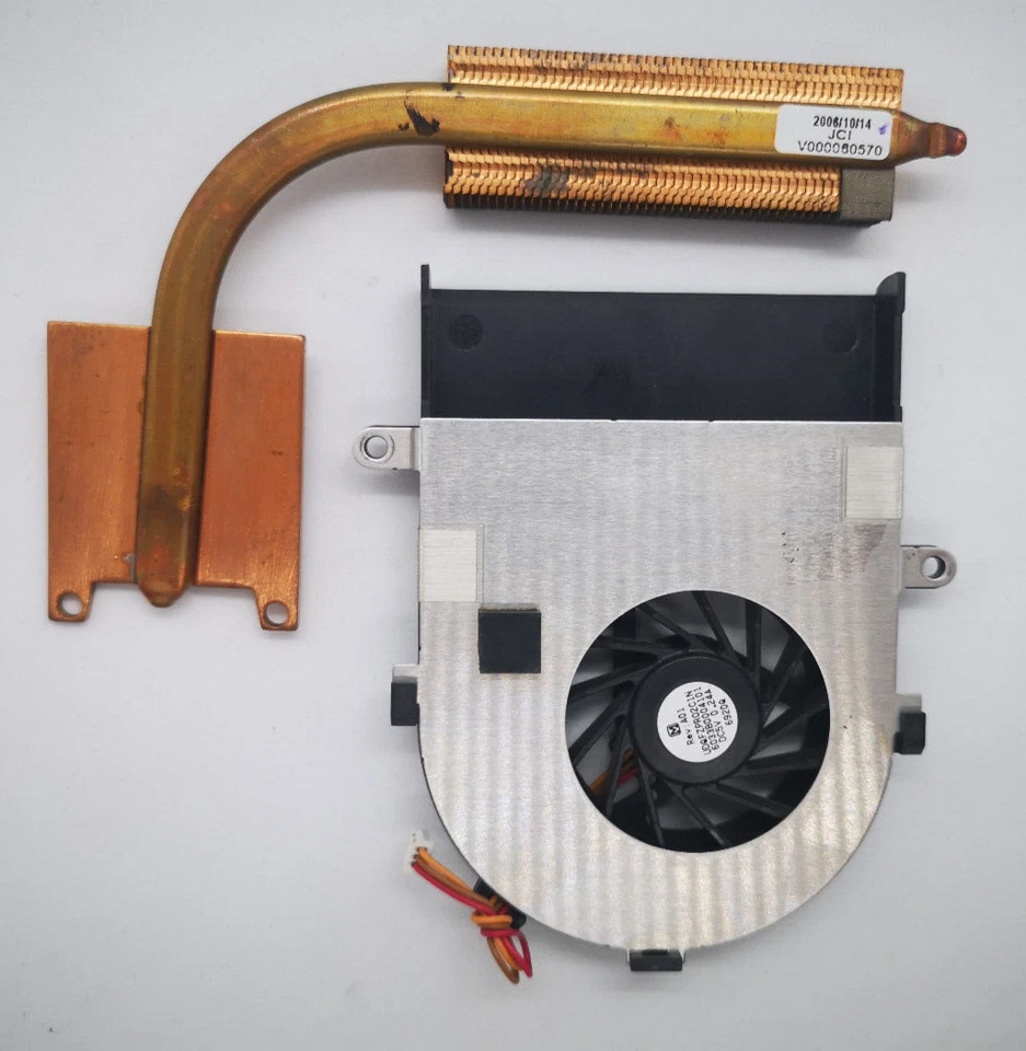 Toshiba Satellite A105-S4384 Fan CPU Cooling Fan With Heatsink V000060570 - Used - Image 1 of 2
