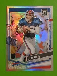 2023 Panini Donruss Optic #21 Jim Kelly Buffalo Bills Silver Holo Prizm - Bild 1 von 2