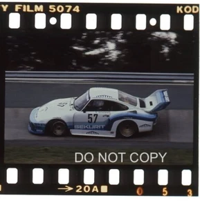 PORSCHE 935 DIETER SCHORNSTEIN NURBURGRING NEGATIVE PHOTOGRAPH 35MM - Bild 1 von 2