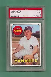 1969 Topps New York Mets Jake Gibbs # 401 MINT PSA 9 Low Pop !!!! - Picture 1 of 1