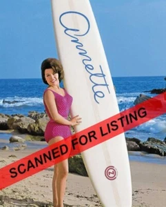 Annette Funicello with surfboard 8X10 PHOTO #1904 - Picture 1 of 1