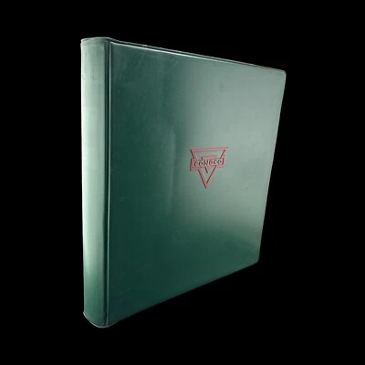 ВИНТАЖНЫЙ CONOCO MARLAND SUPEROIL 3 КОЛЬЦА ПЕРЕПЛЕТ - Изображение 1 из 4