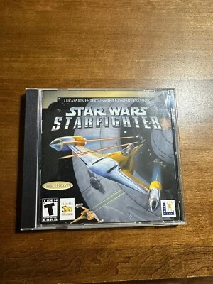 Video Game Star Wars Starfighter Windows PC Game LucasArts Entertainment 2002  - Image 1 of 3