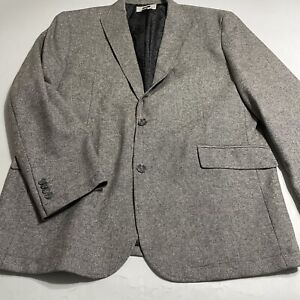 Joseph Abboud Wool Blend Grey Blazer Sport Jacket Mens 2XL