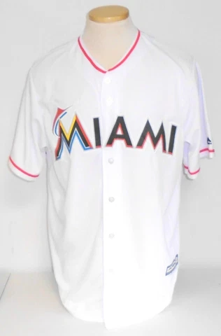 NWT MLB Majestic  Miami Marlins Jose Fernandez #16 Jersey S M L XL 2XL 3XL 4XL Cover