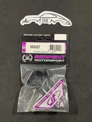 Serpent Vintage RC Car Part # 909207 Left Steering Block Knuckle - Image 1 of 2
