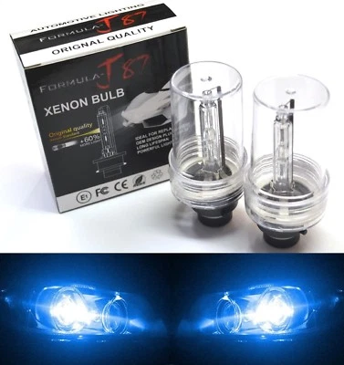 HID Xenon D2S Two Bulbs Head Light 10000K Blue Bi-Xenon Plug Play Replace Lamp - Image 1 of 4