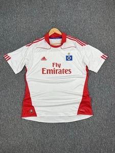 ADIDAS FC HAMBURG SV 2010/2011 HOME SOCCER JERSEY FOOTBALL SHIRT MENS SIZE XL - Picture 1 of 13