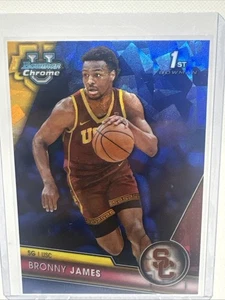 2023-24 Bowman University Chrome Sapphire Edition - #95 Bronny James (RC) - Bild 1 von 2