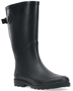 Western Chief Classic Tall Solid Vari Rain Boots, Black, Women's 7 M- New In Box - Picture 1 of 7
