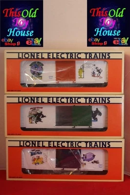 LIONEL Disney TRAIN Mickey THE PERILS MICKEY HI-Cube Boxcar X3 NIB 1990 - Image 1 of 3