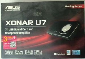ASUS Xonar U7 USB Sound Card & Headphone Amplifier (Used, Boxed) - Picture 1 of 10