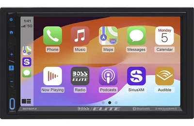 BOSS Elite BE7ACP.X Double-DIN 7" Touchscreen Bluetooth Radio Stereo w/ CarPlay - Image 1 of 3