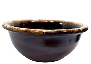 VTG Brown Drip Hull Glaze Cereal Bowl 5.25" Oven Proof - Picture 1 of 5