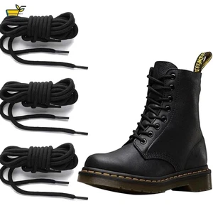 3 Paar Rund Schnürsenkel, Ø Ca. 4Mm Extrem Reißfest Stiefel Schuhbänder, 120 Cm - Bild 1 von 9