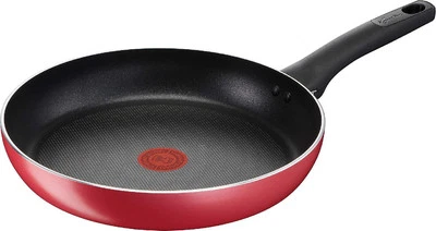 Padella Antiaderente Induzione Alluminio 30 cm Rosso Cucina Mediterranea LAGOSTI - Immagine 1 di 4
