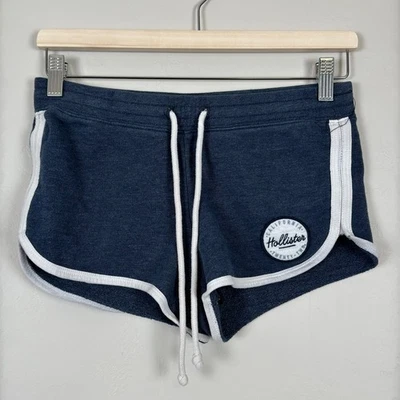 Pantalones Cortos Hollister Mujer XS Micro Mini Sudor Deletrear Logo Parche Años 2000 Junior Foto 1 de 4