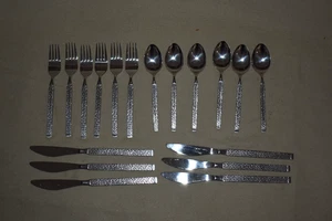 Vintage EKCO ETERNA Japan Edelstahl Besteck 18 Teile UNBENUTZT - Bild 1 von 14