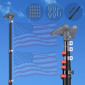 AplusChoice 25" Starlink Gen3 Telescopic Flagpole Mount Kit w/ Adapter Camping - Picture 1 of 12