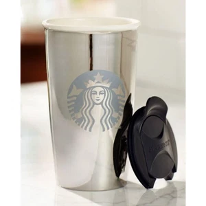 Starbucks Limited Edition 2012 White Gold 12oz Keramik Kaffeebecher Tumbler NEU!!! - Bild 1 von 9
