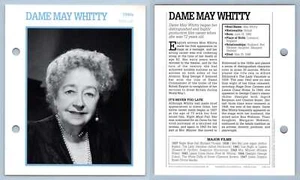 Dame May Whitty - 1940's Atlas Editions Movie Star Card - Picture 1 of 1