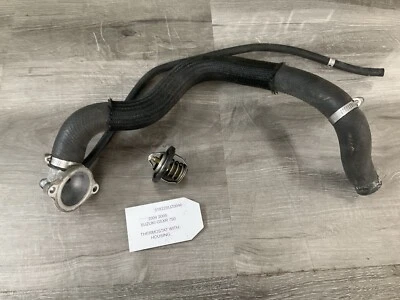 2004 2005 Suzuki Thermostat Cover Hose Housing 04 05 GSXR750 GSXR 750 D55 — 第 1/4 张图片