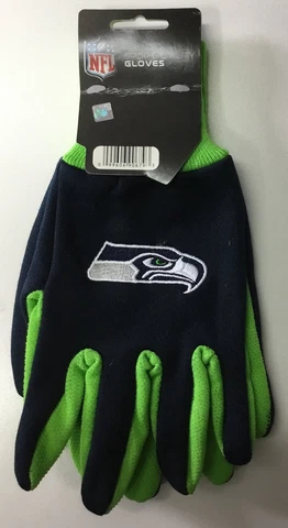 Seattle Seahawks Utility Gloves  Adult Size Cover