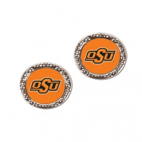 Oklahoma State University Cowboys Post Earrings Discontinued OSU Logo Cover
