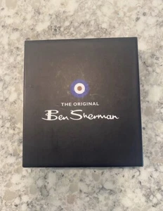 Billetera para hombre BEN SHERMAN de cuero doble plegable con solapa de identificación, marrón - ¡Totalmente nueva en caja! - Imagen 1 de 5