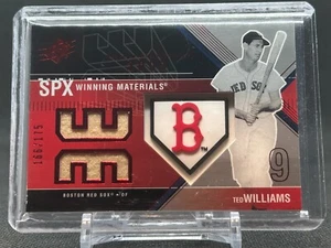 2003 UD SPx Winning Materials Pants Logo Ted Williams #/175 No. WMTW2 - RED SOX - Picture 1 of 2
