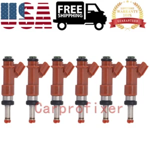 23250-31050 6x fuel Injectors for Toyota RAV4 Avalon Highlander LEXUS RX330 3.5L - Picture 1 of 9