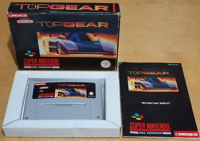 Top Gear for Super Nintendo SNES Complete PAL - Image 1 of 4