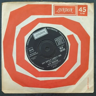 ROY ORBISON - Cry Softly Lonely One/Pistolero - London - HLU 10143 - NM - Image 1 of 2