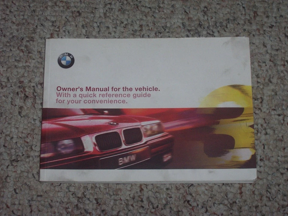 1998 BMW 3 Series 318i 318is 323i 323is 328i 328is Owner Manual User Guide - Image 1 of 1