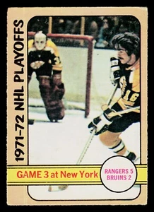 1972-73 O-Pee-Chee Hockey Card #30 Game 3 Championship Boston Bruins - Picture 1 of 2