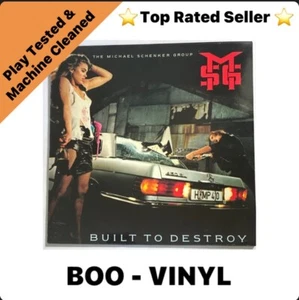 The Michael Schenker Group - Built To Destroy Vinyl LP 1983 Original UK NM / NM - Picture 1 of 8