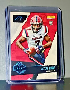 Jaycee Horn 2021 Panini NFL Instant Draft Night #7 Rookie Card 1 of 808 - Picture 1 of 2