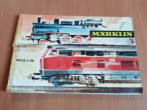 MÄRKLIN CATALOGUE 1968 / 1969 EN ALLEMAND ET ÉTAT TRÈS MOYEN - Imagen 1 de 4